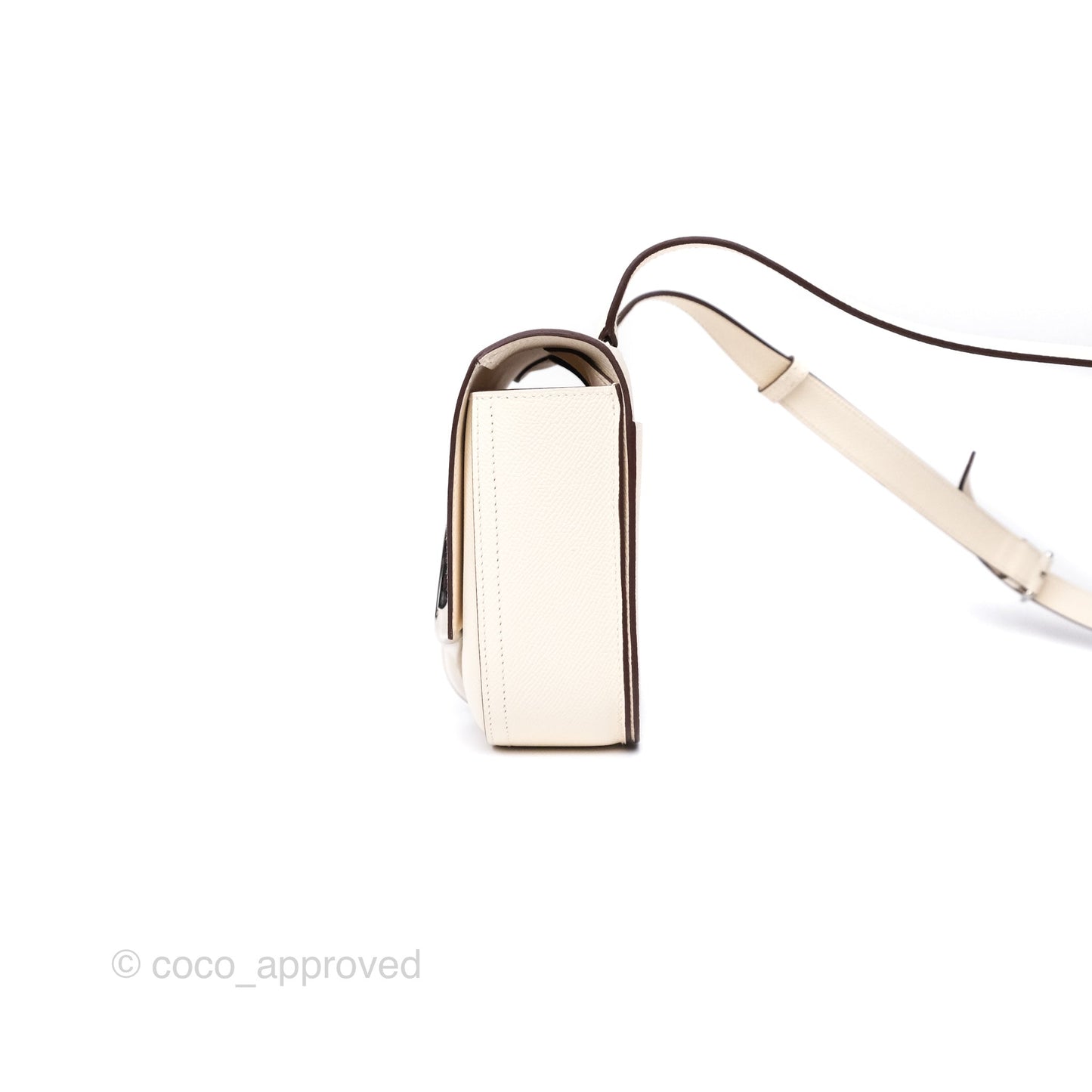 Hermès Della Cavalleria Mini Bag Nata I2 Epsom Palladium Hardware
