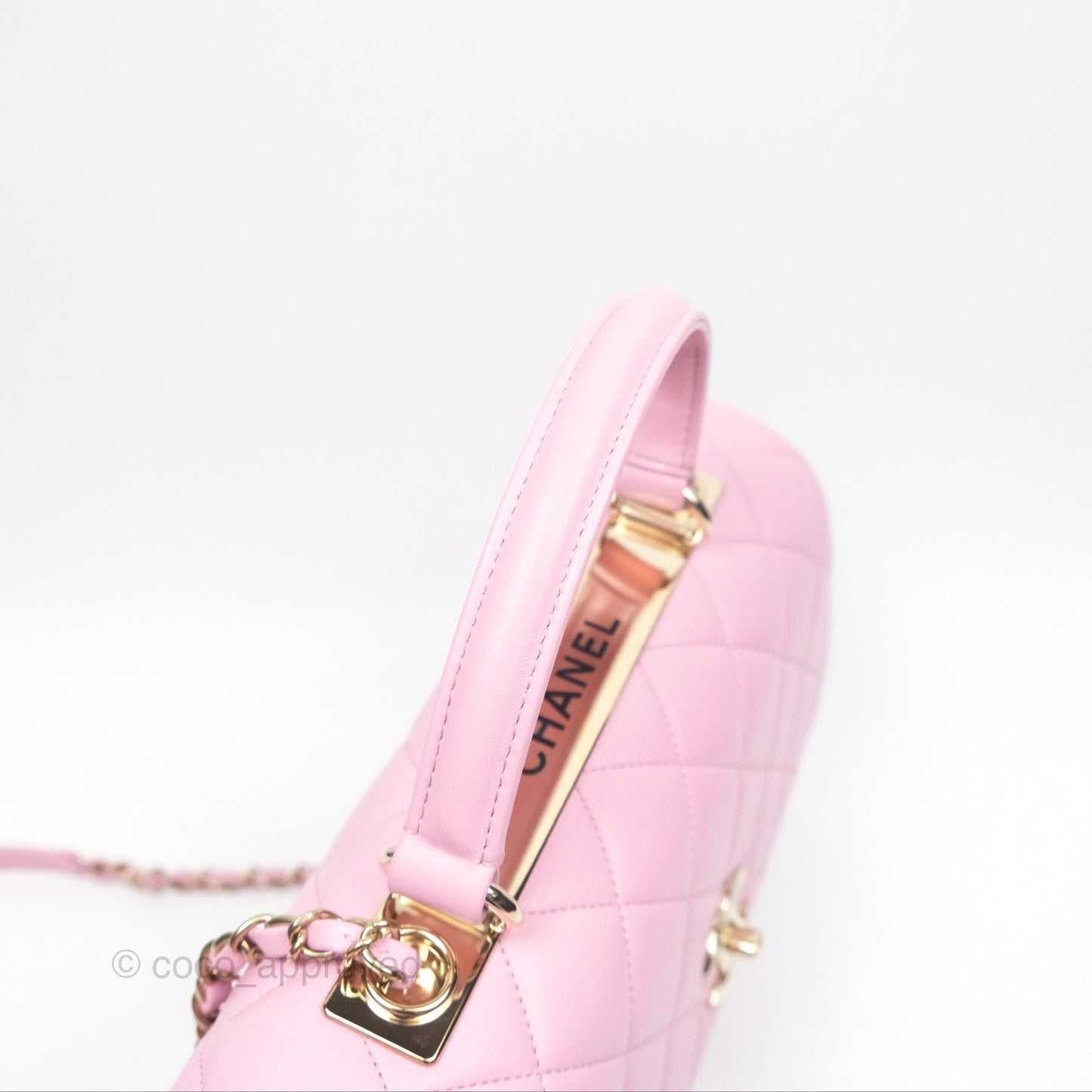 Chanel Medium Trendy CC Pink Lambskin Gold Hardware