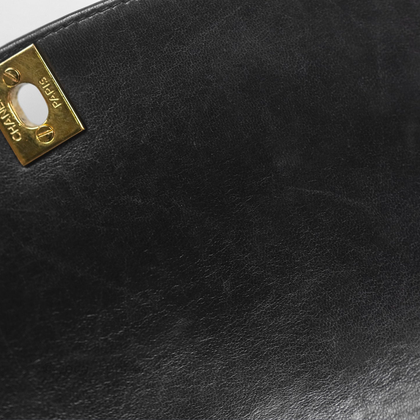 Chanel Vintage Quilted Small Classic Diana Flap Bag Black Lambskin 24K Gold Hardware
