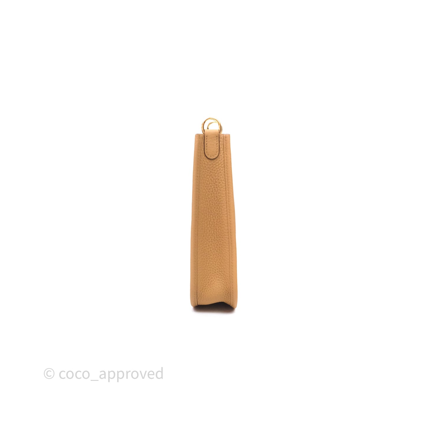 Hermès Mini Evelyne 16 Biscuit 48 Clemence Gold Hardware