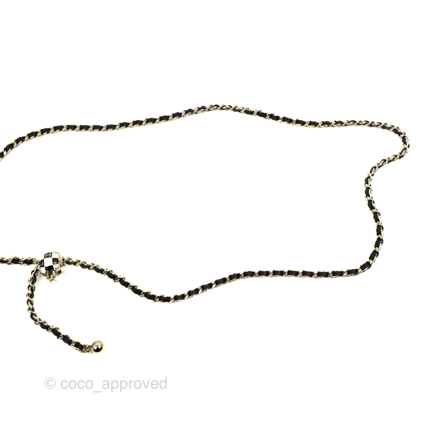 Chanel Mini Ball Crush Vanity With Chain Black Lambskin Gold Hardware