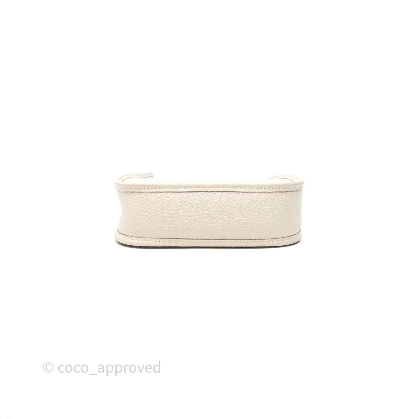 Hermès Mini Evelyne Craie 10 Clemence Palladium Hardware