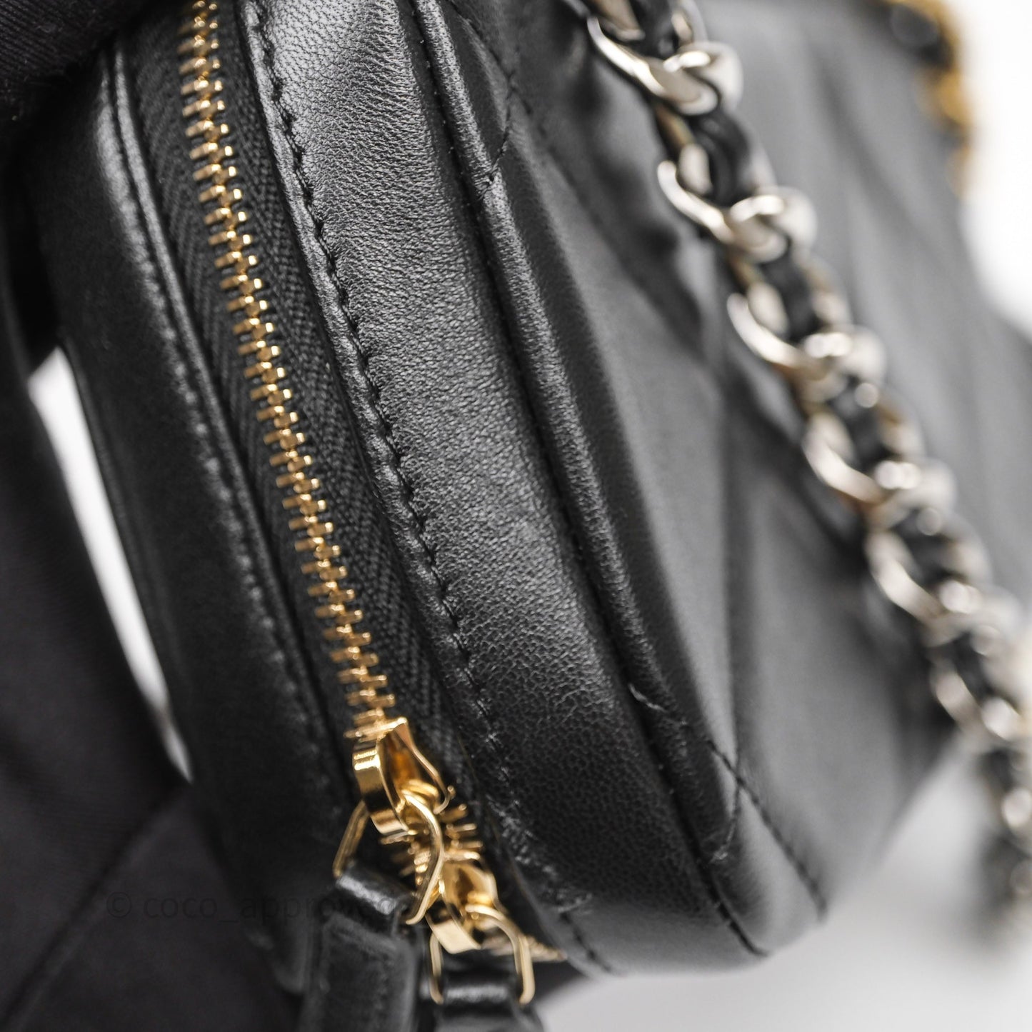 Chanel 19 Camera Bag Black Lambskin Mixed Hardware