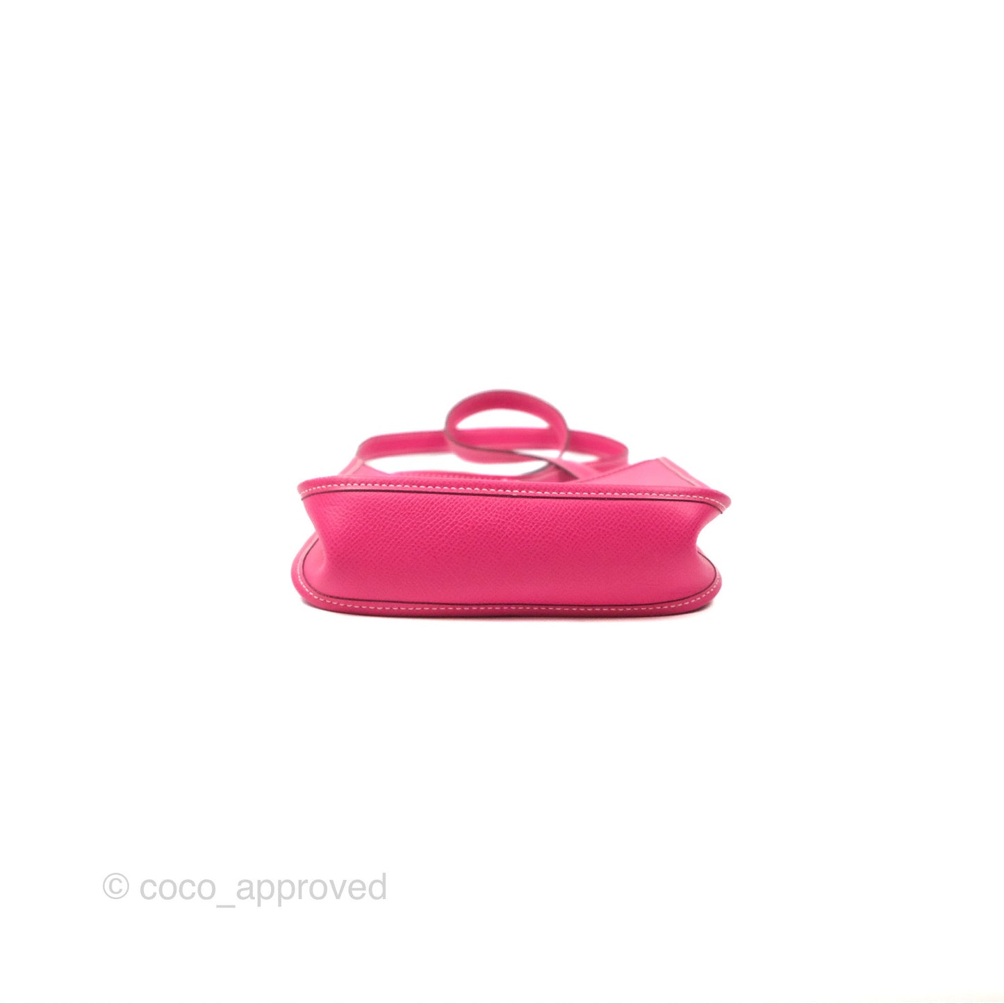 Hermès Mini Evelyne 16 Hot Pink Epsom Palladium Hardware