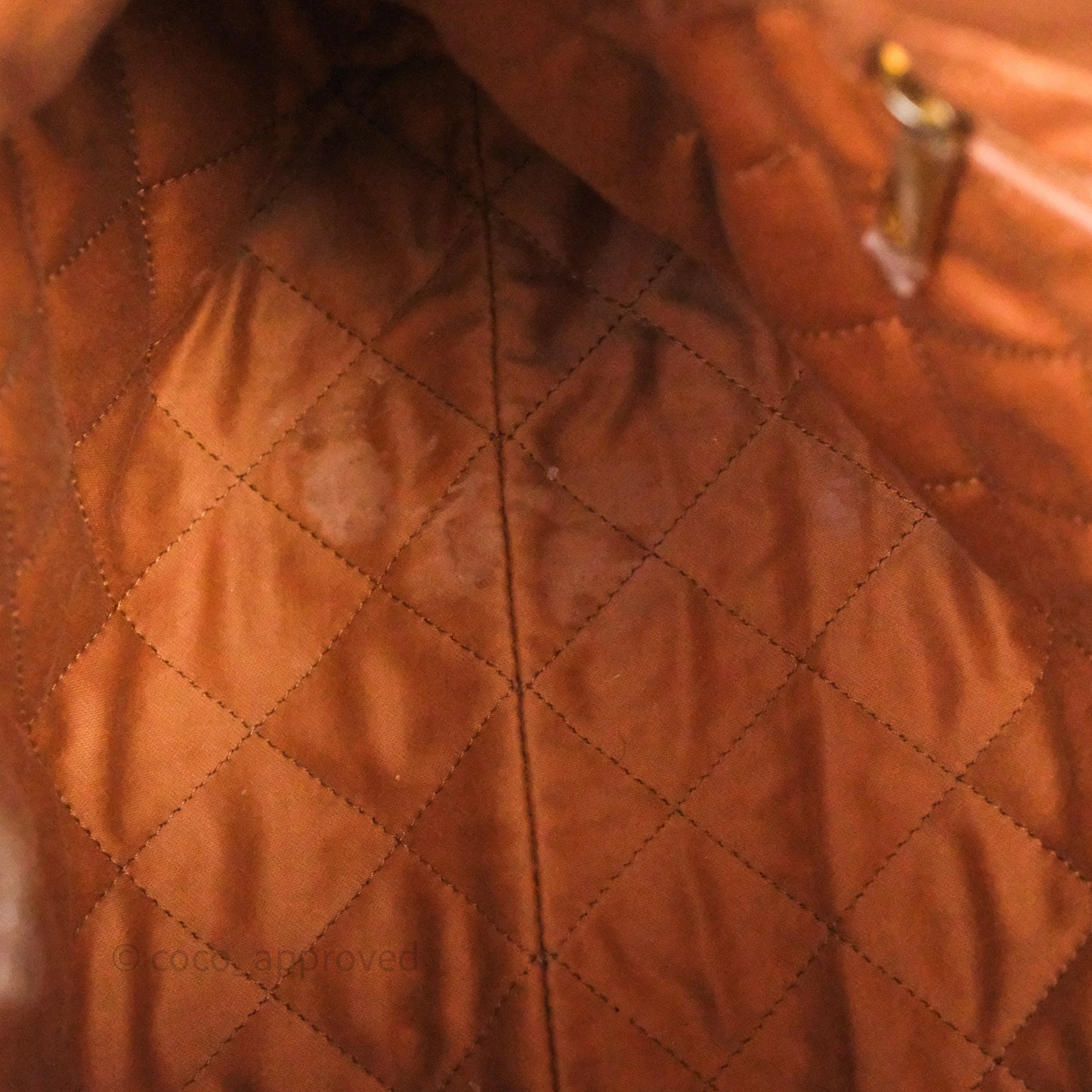 Chanel 22 Small Caramel Beige Shiny Calfskin Aged Gold Hardware