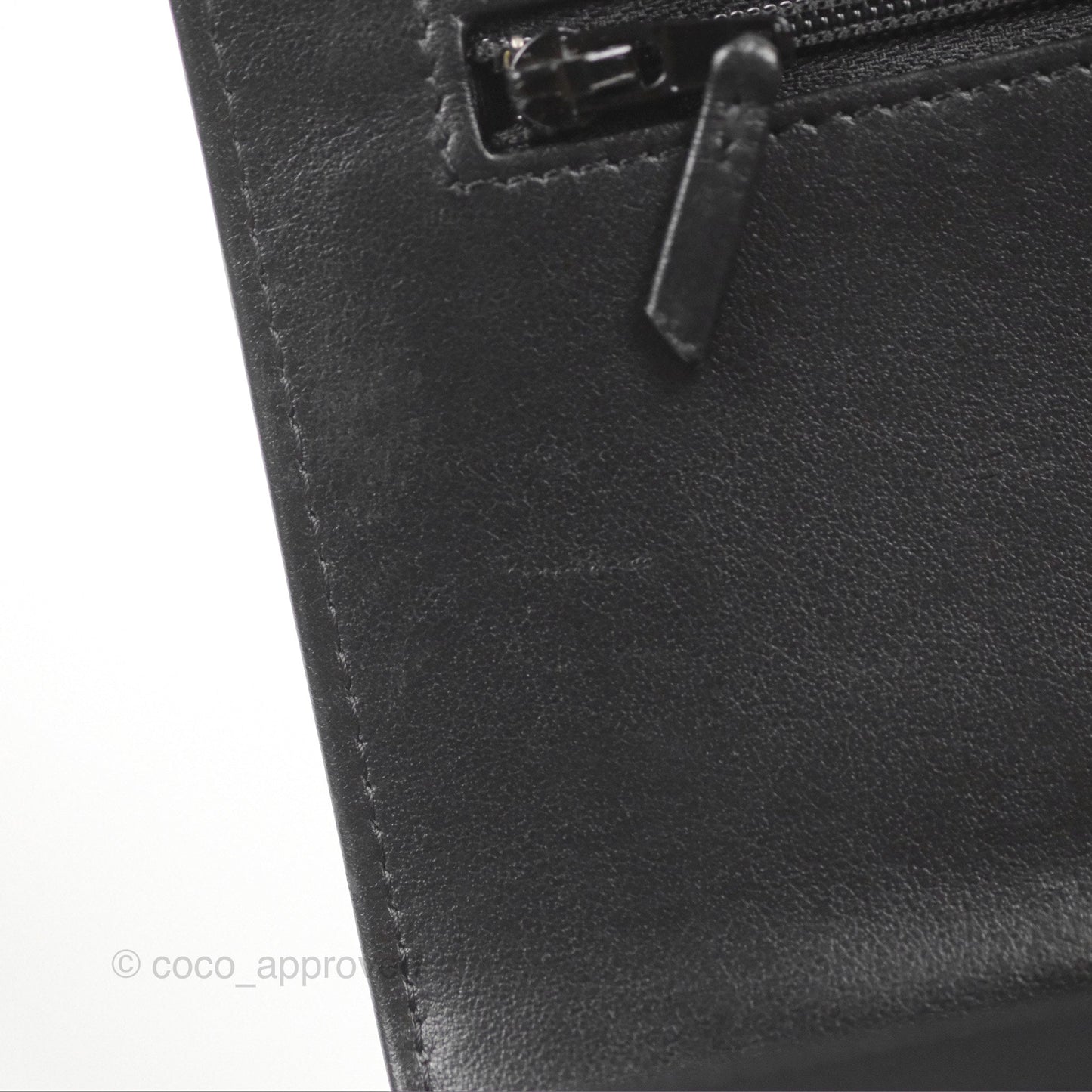 Chanel Quilted Boy Wallet on Chain WOC Black Aged Calfskin Gun Metal