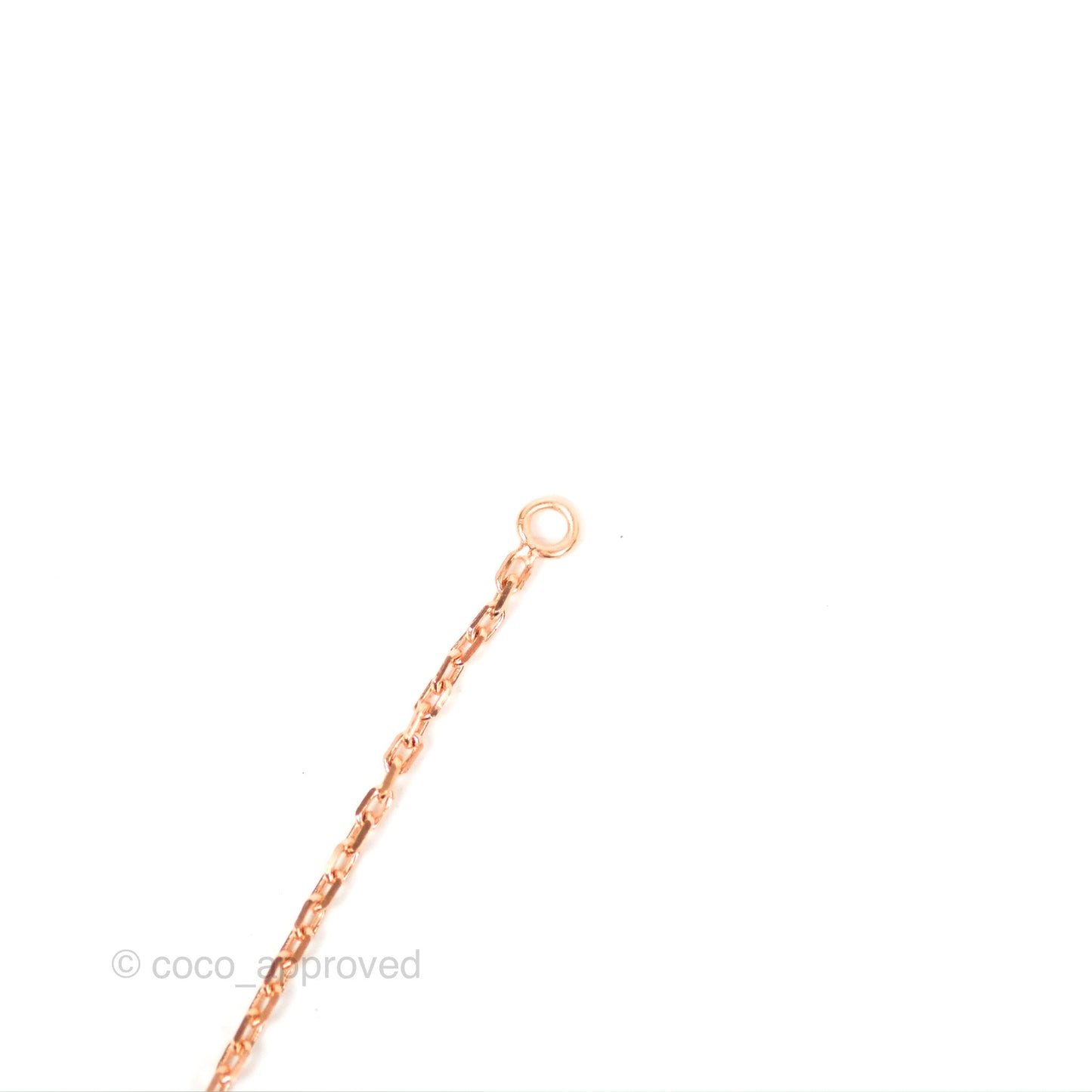 Hermès Mini Pop H Pendant Necklace Marron Glace Rose Gold Hardware
