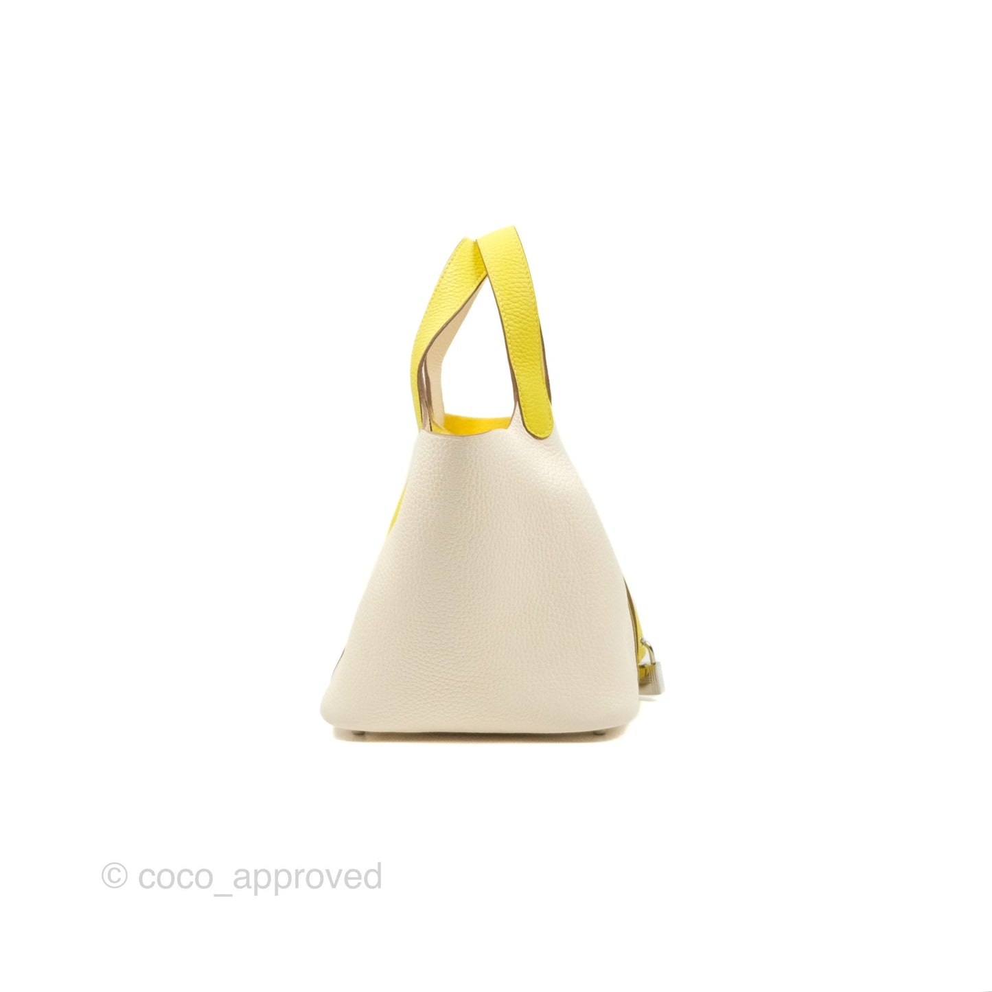 Hermes Picotin Lock 18 Lime 9R / Nata I2 Clemence Palladium Hardware