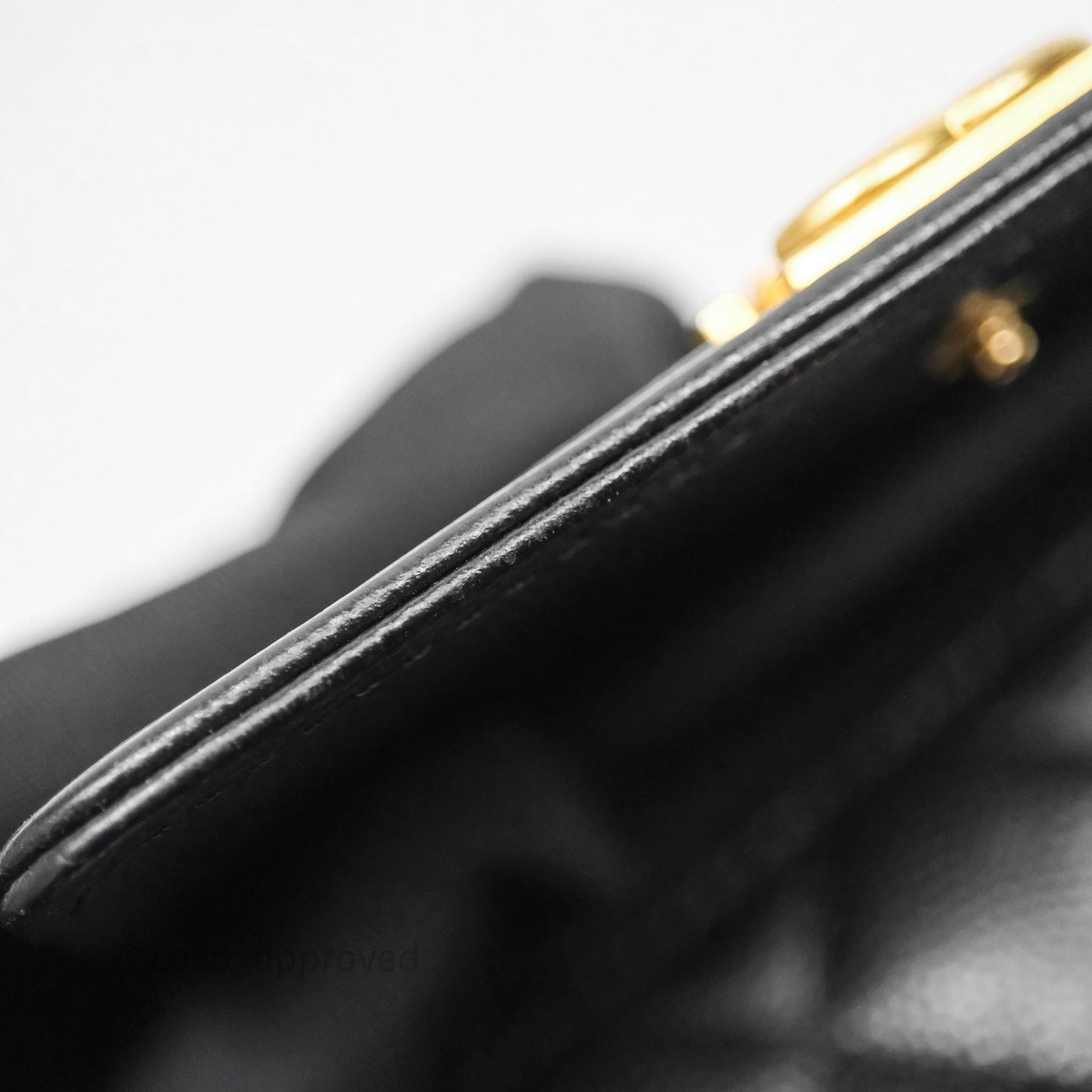 Chanel Small Boy Flap Wallet Black Caviar Gold Hardware