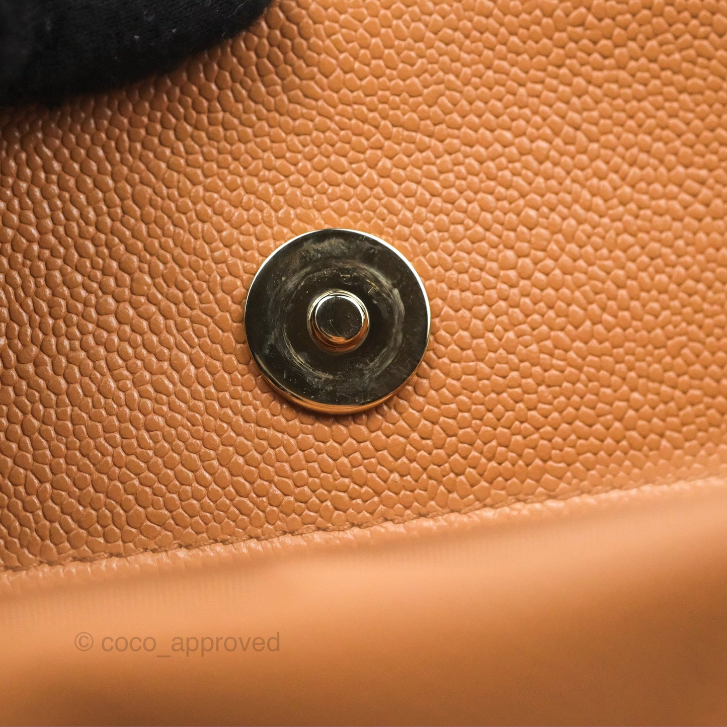 Chanel Large Quilted Caviar Shopping Tote Bag Dark Beige Gold Hardware