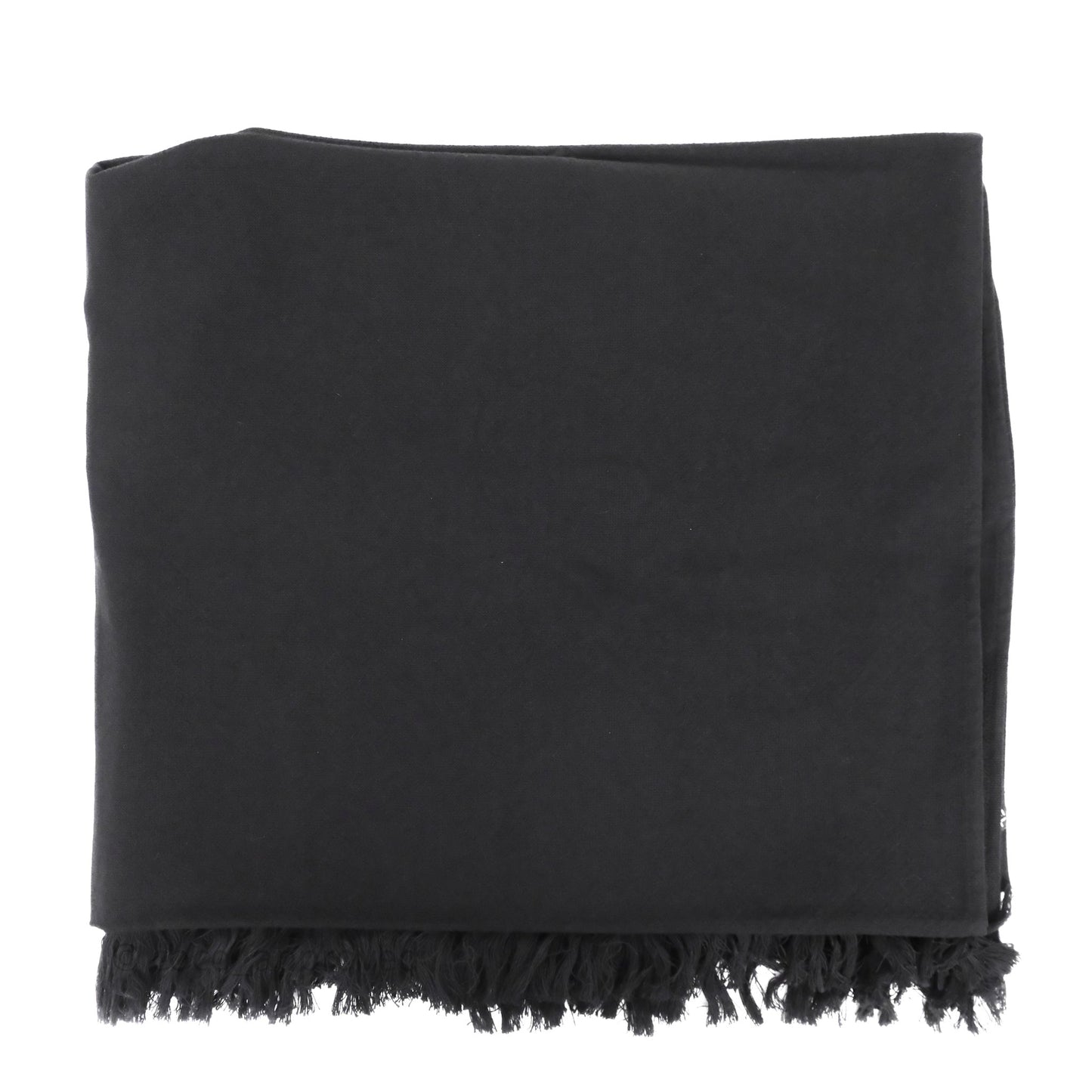 Chanel Black Fringe Beach Towel