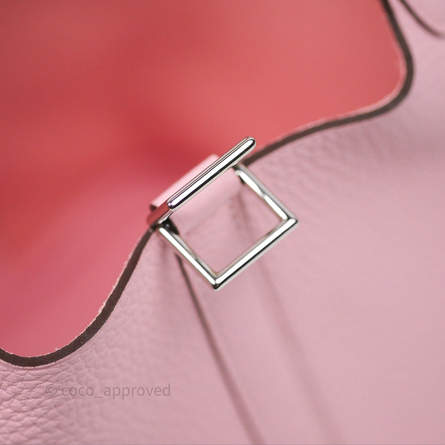 Hermès Picotin 18 Rose Sakura 3Q Clemence Palladium Hardware