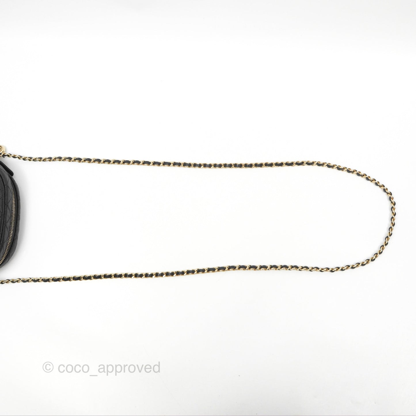 Chanel CC Day Camera Bag Black Caviar Gold Hardware