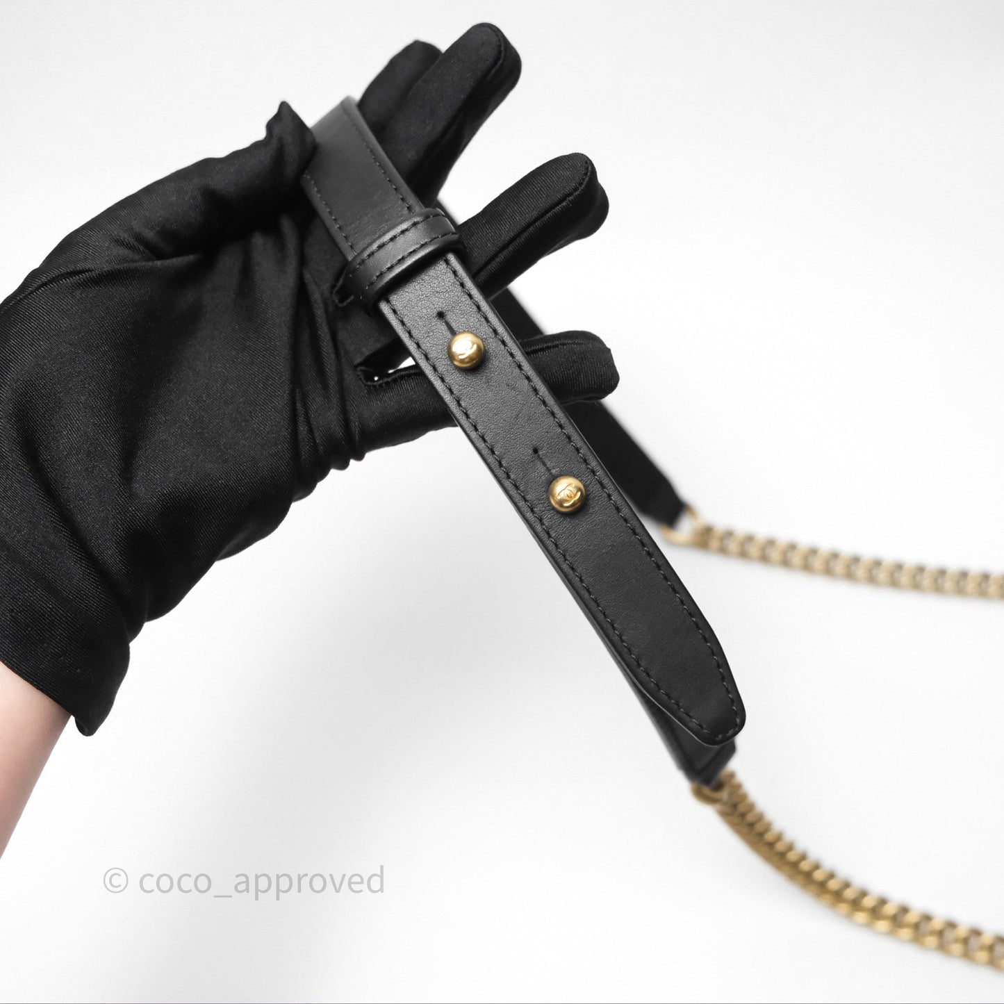 Chanel Quilted Boy Bucket Bag Black Lambskin Aged Gold Hardware