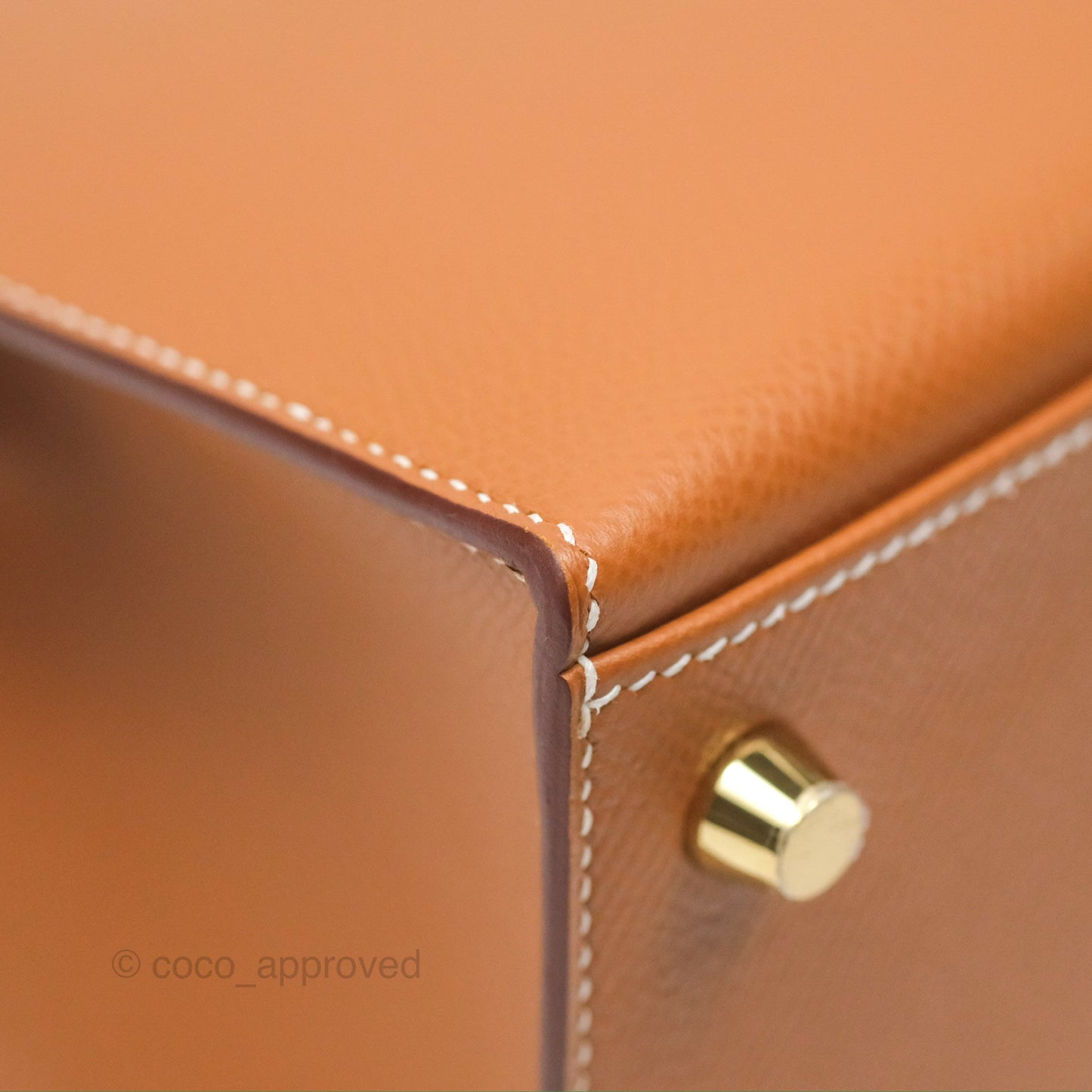 Hermès Kelly 25 Sellier Gold Epsom Gold Hardware