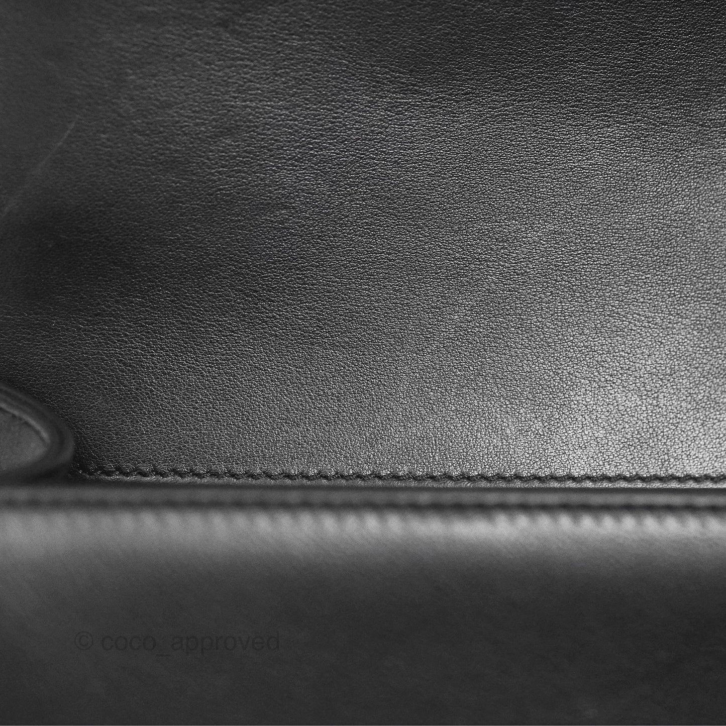 Chanel Medium Boy Quilted Black Calfskin Ruthenium Hardware