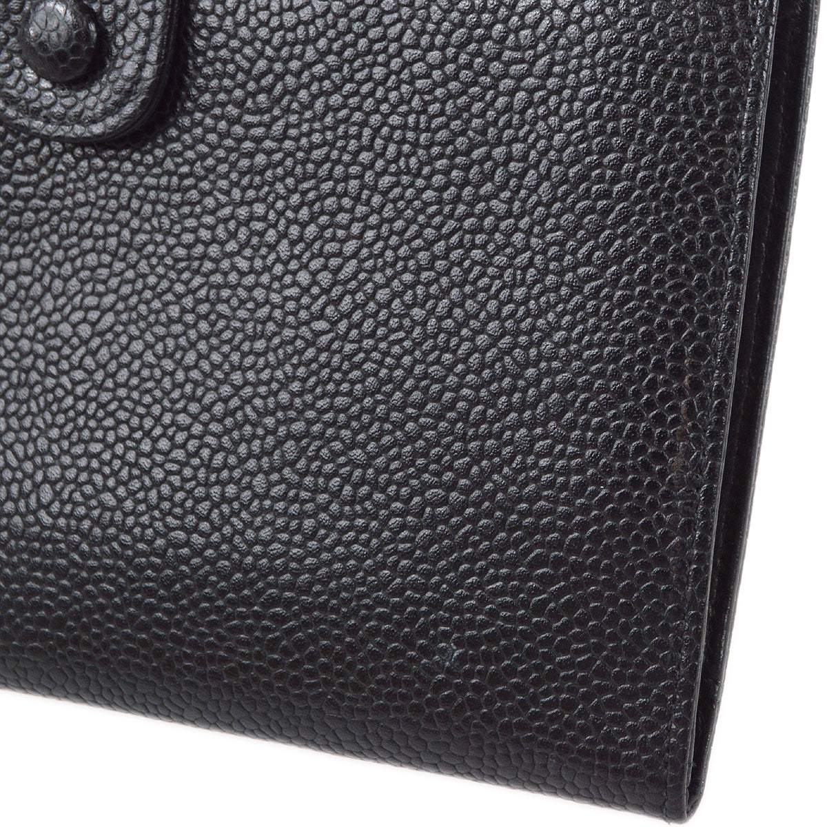 Luxury Chanel 1996-1997 Timeless Long Wallet Black Caviar