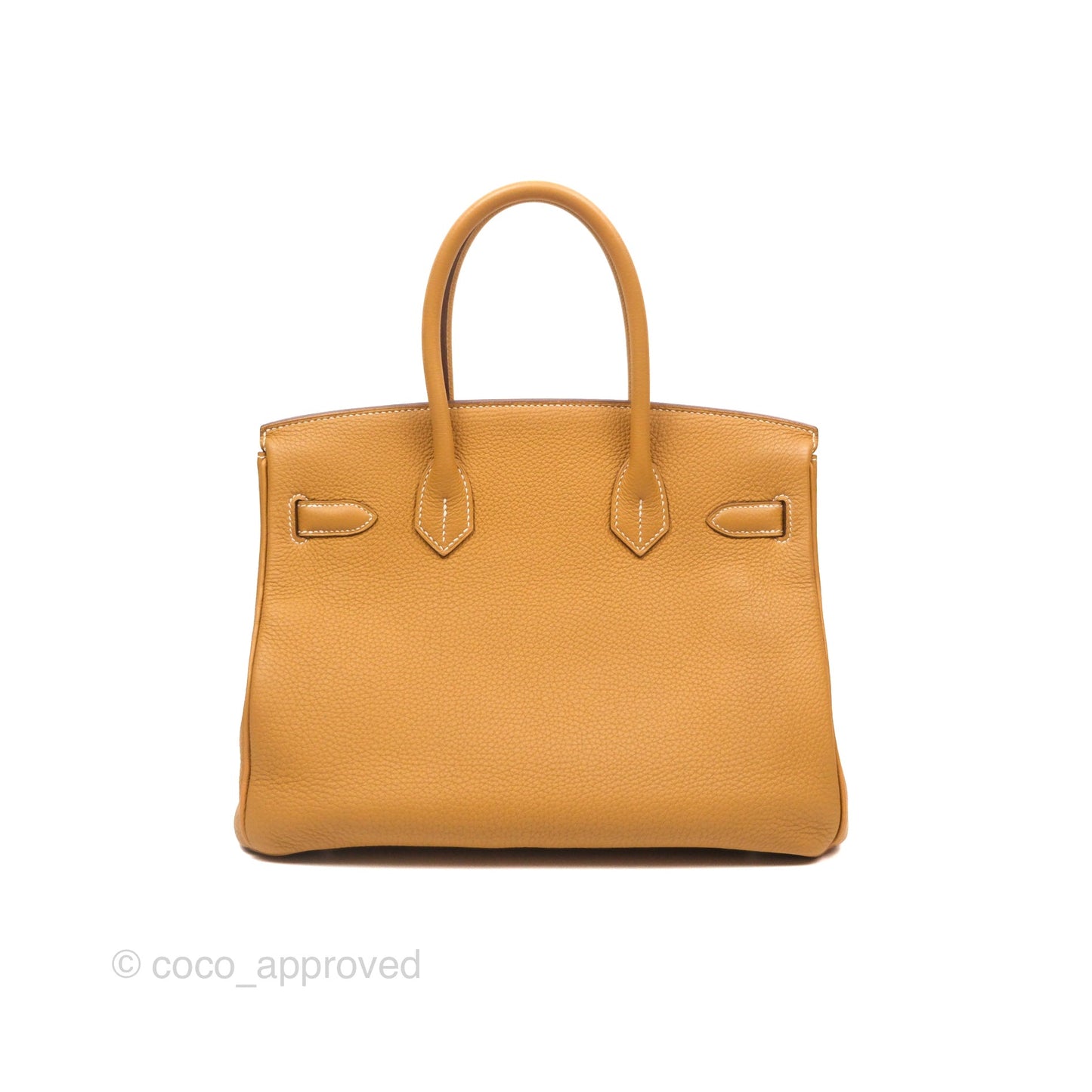Hermès Birkin 30 Retourne Nature Sable 21 Togo Palladium Hardware