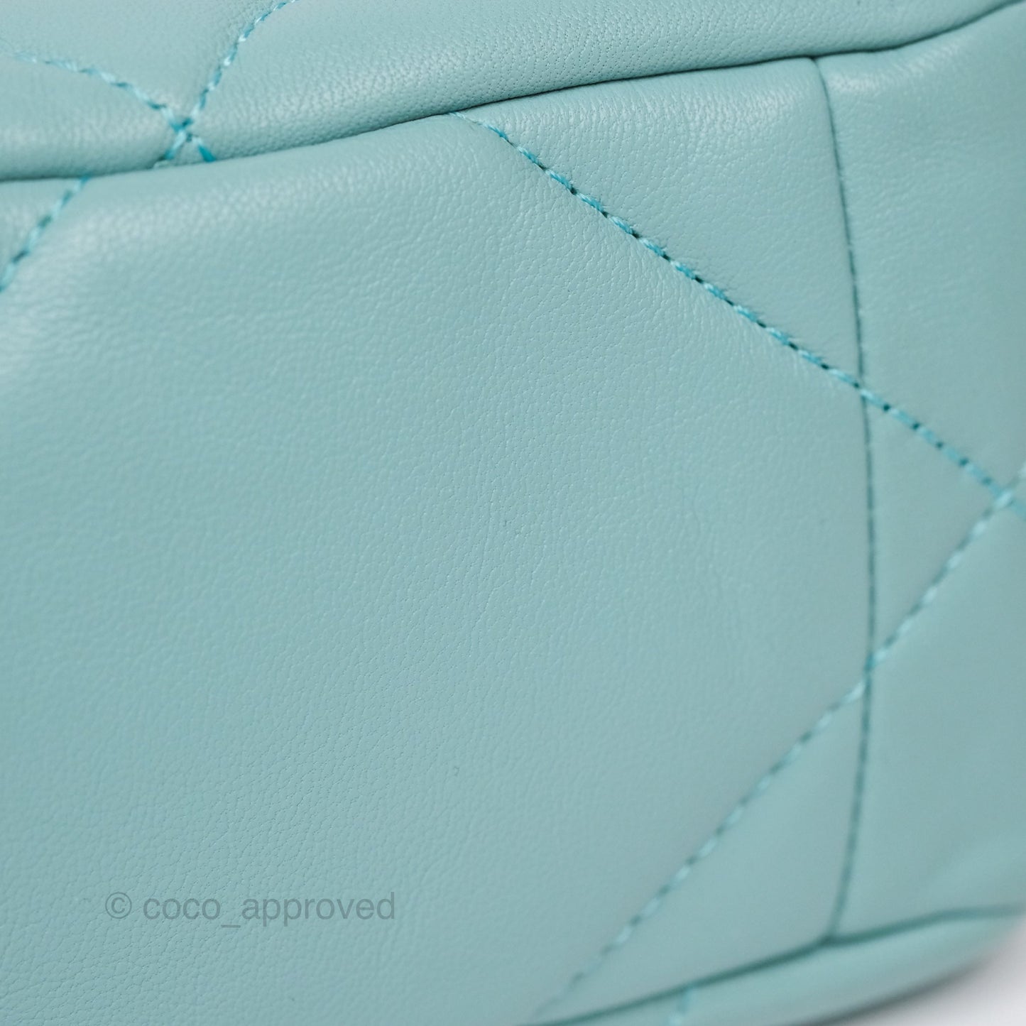 Chanel 19 Small Tiffany Blue Mixed Hardware