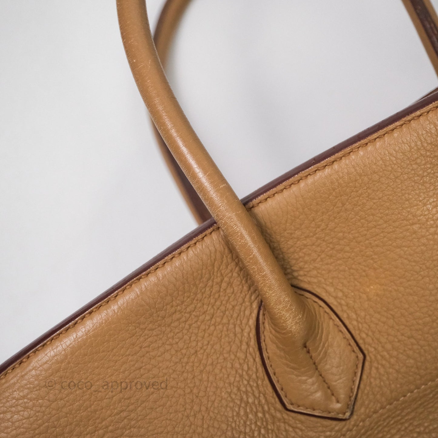 Hermès Birkin JPG Shoulder Bag 42 Tabac Camel 24 Palladium Hardware