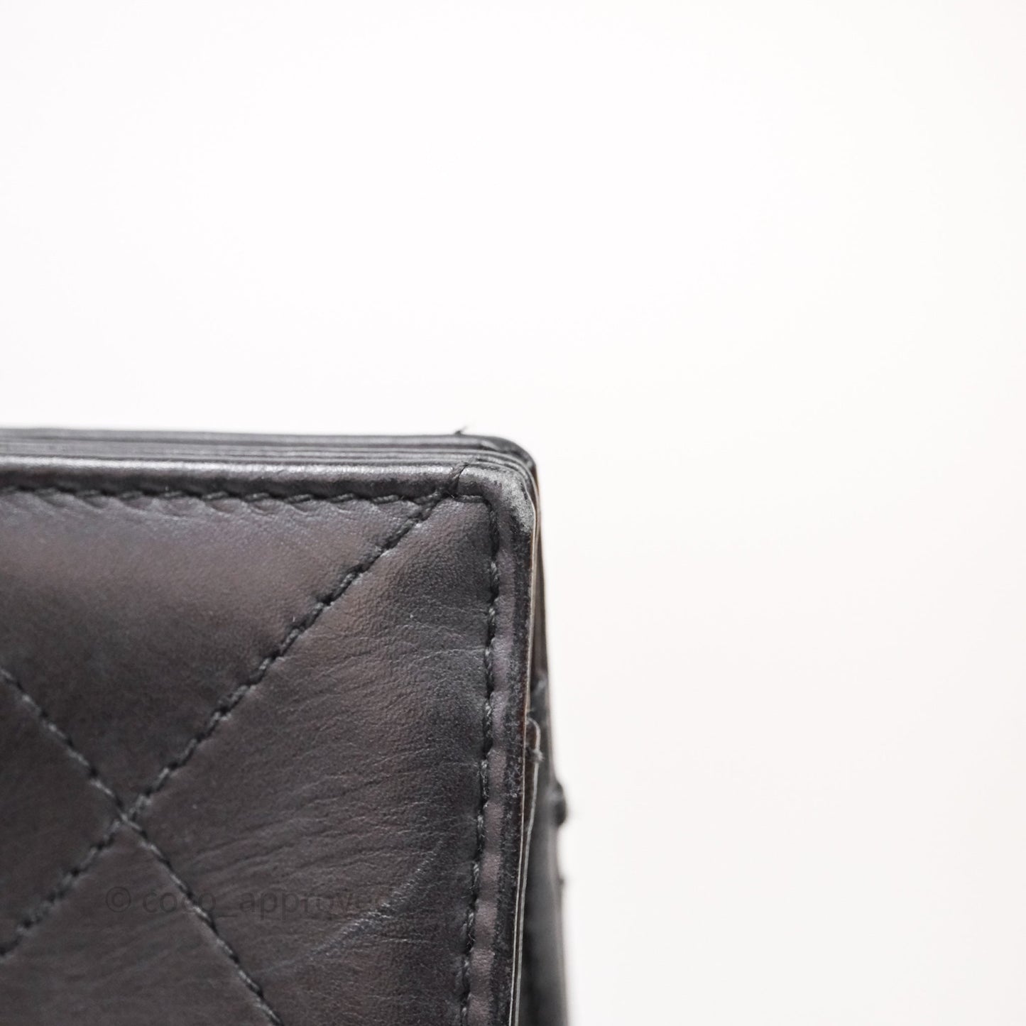 Chanel Vintage Tote Bag Quilted Black Lambskin Antique Gold Hardware