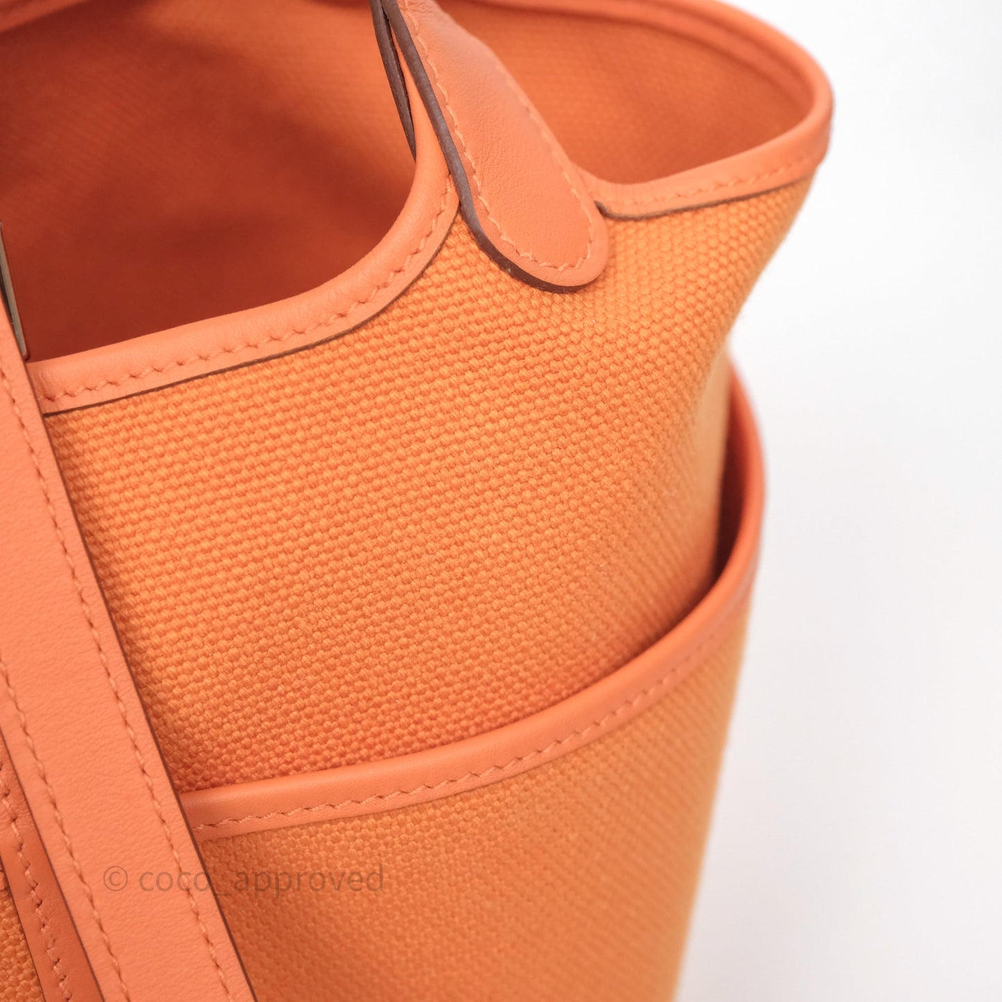 Hermès Picotin Lock 18 Cargo Pockets Orange Minium 0X Palladium Hardware