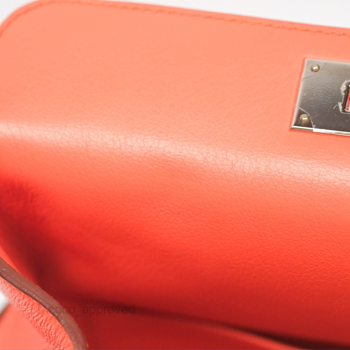 Hermès ToolBox 20 Mangue Evercolor Palladium Hardware