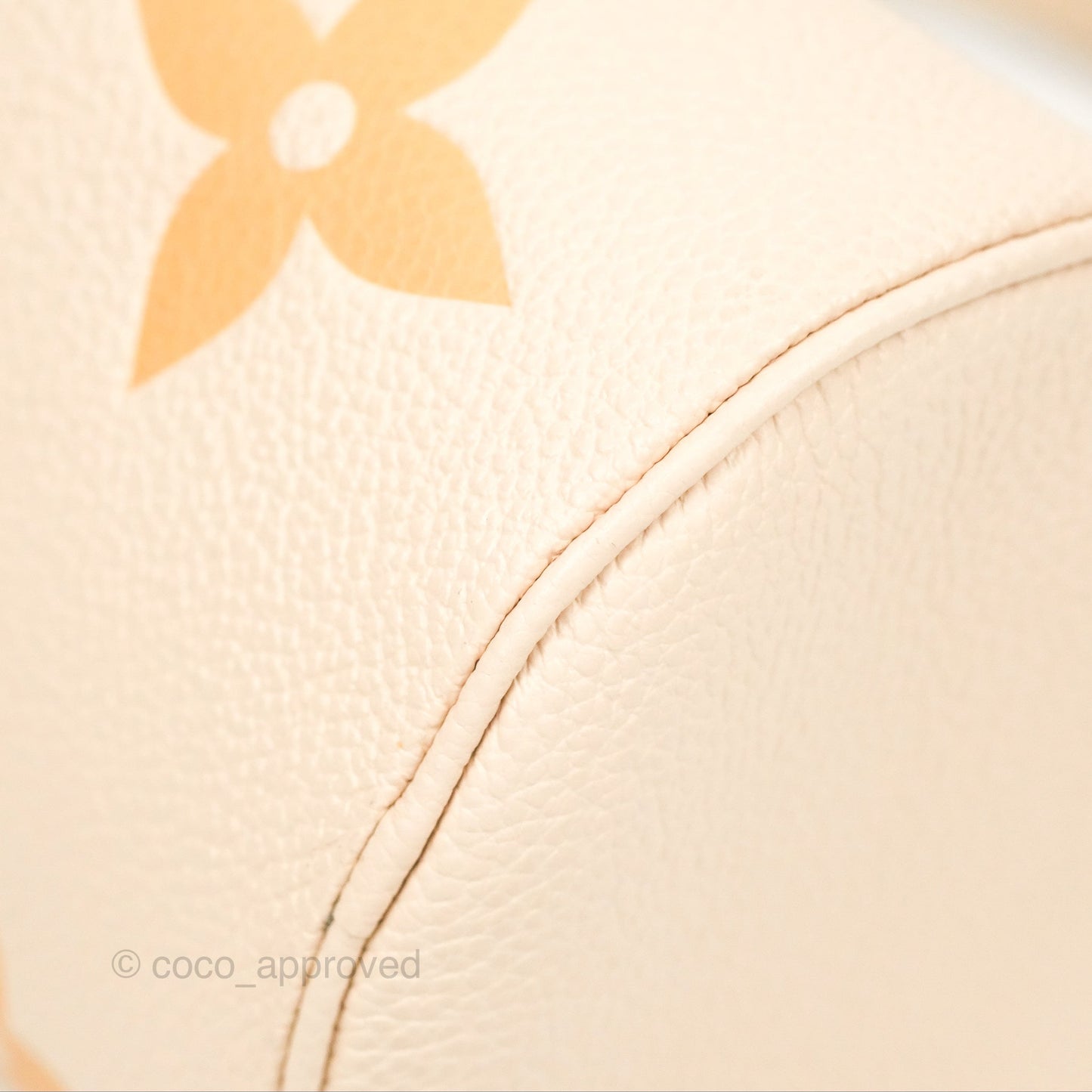 Louis Vuitton Papillon BB Giant By The Pool Empreinte Monogram Cream Saffron
