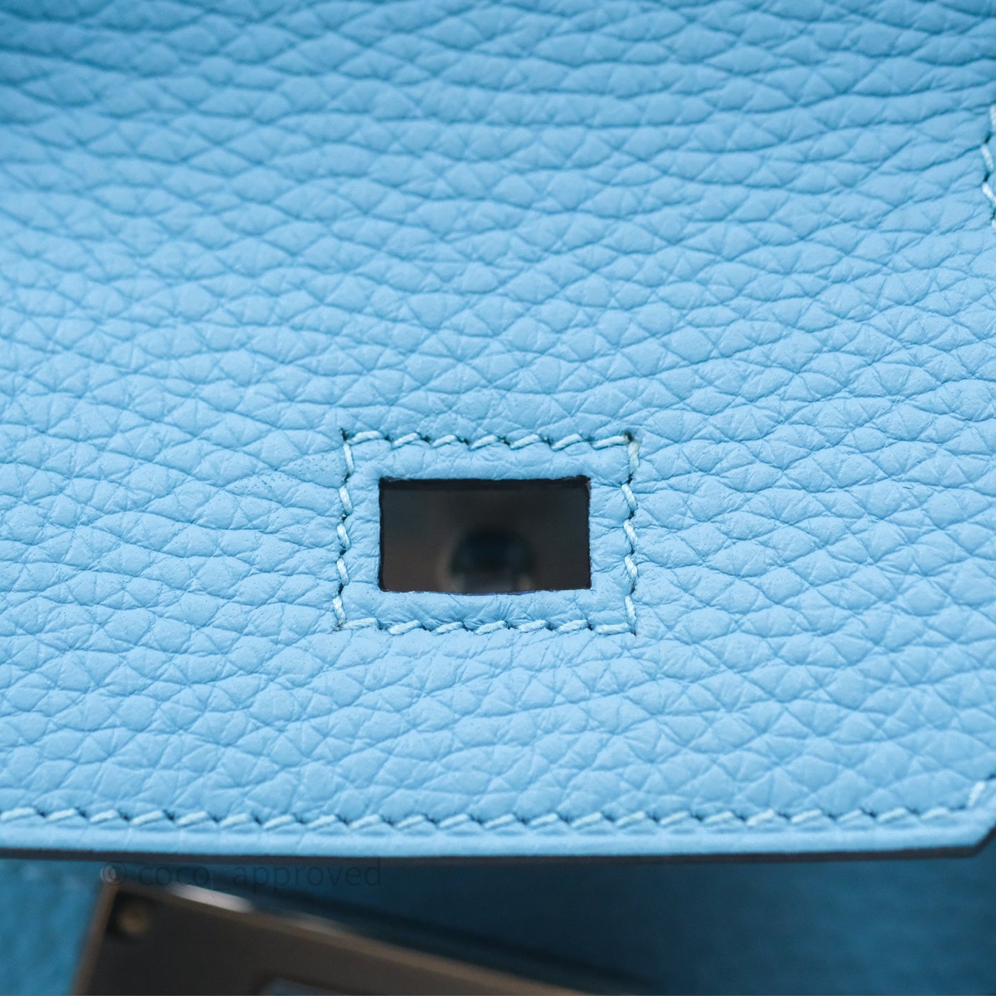Hermès Birkin 30 Bleu De Nord Togo Palladium Hardware