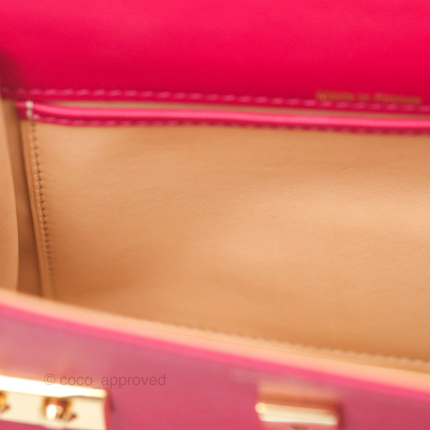 Delvaux Tempête Mini in Silky Calf Framboise
