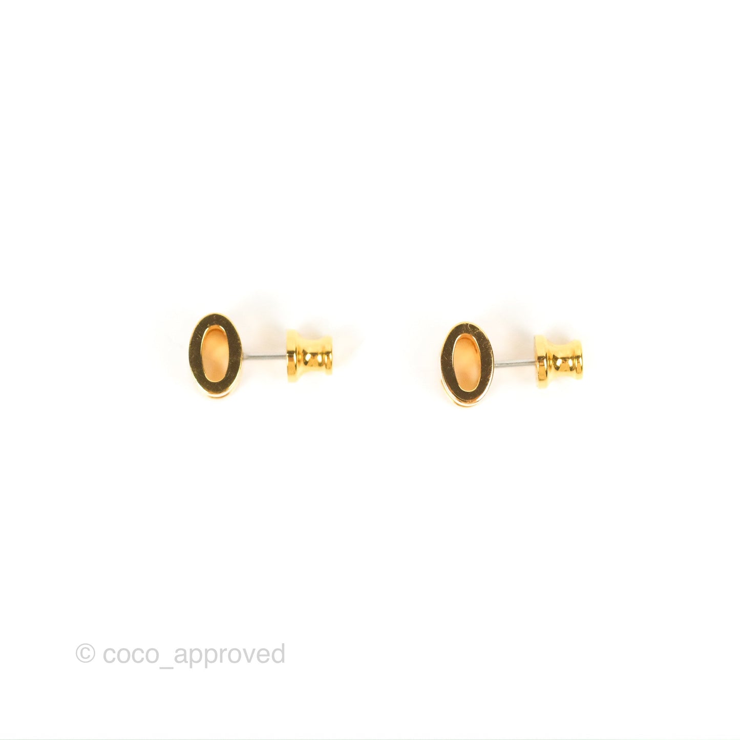 Hermès Pop H Earrings Rose Dragee Gold Hardware