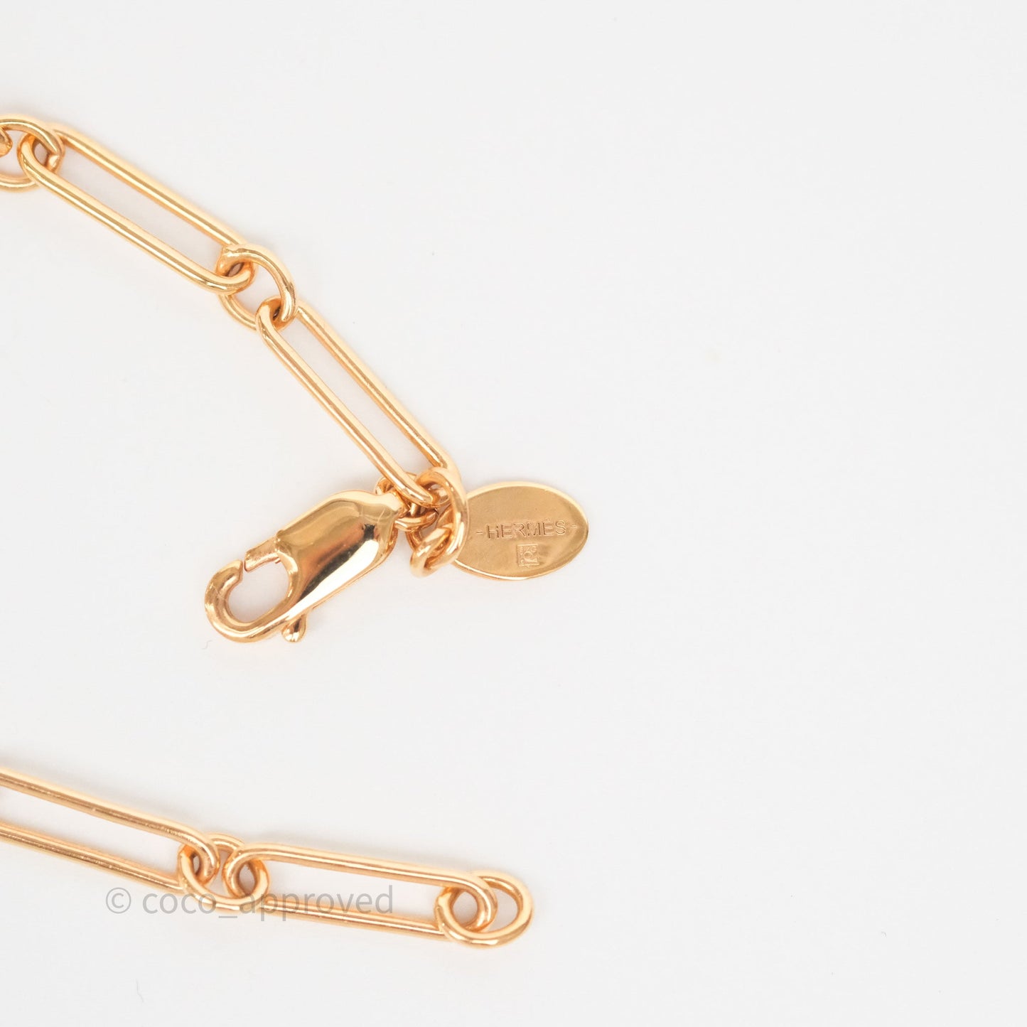Hermès Heritage Equestre Pendant PM Mauve Pâle 09 Rose Gold Tone