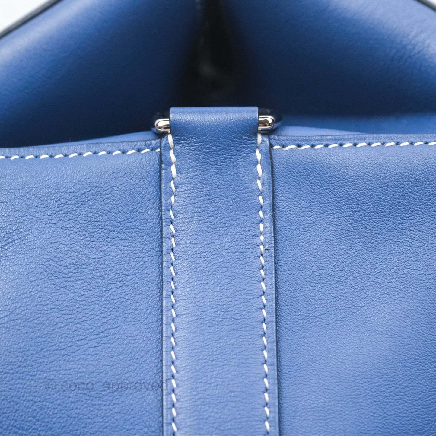 Hermès ToolBox 20 Bleu Agate R2 Swift Palladium Hardware