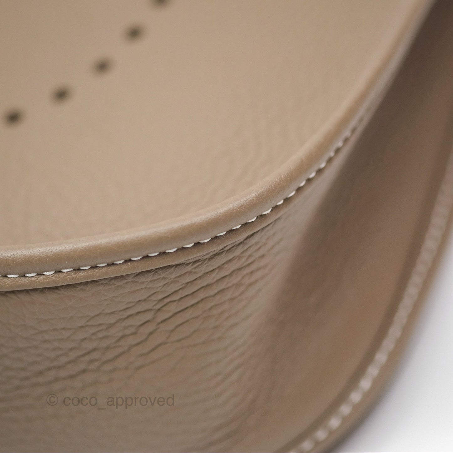 Hermes Evelyne III 29 Etoupe 18 Taurillon Clemence Palladium Hardware