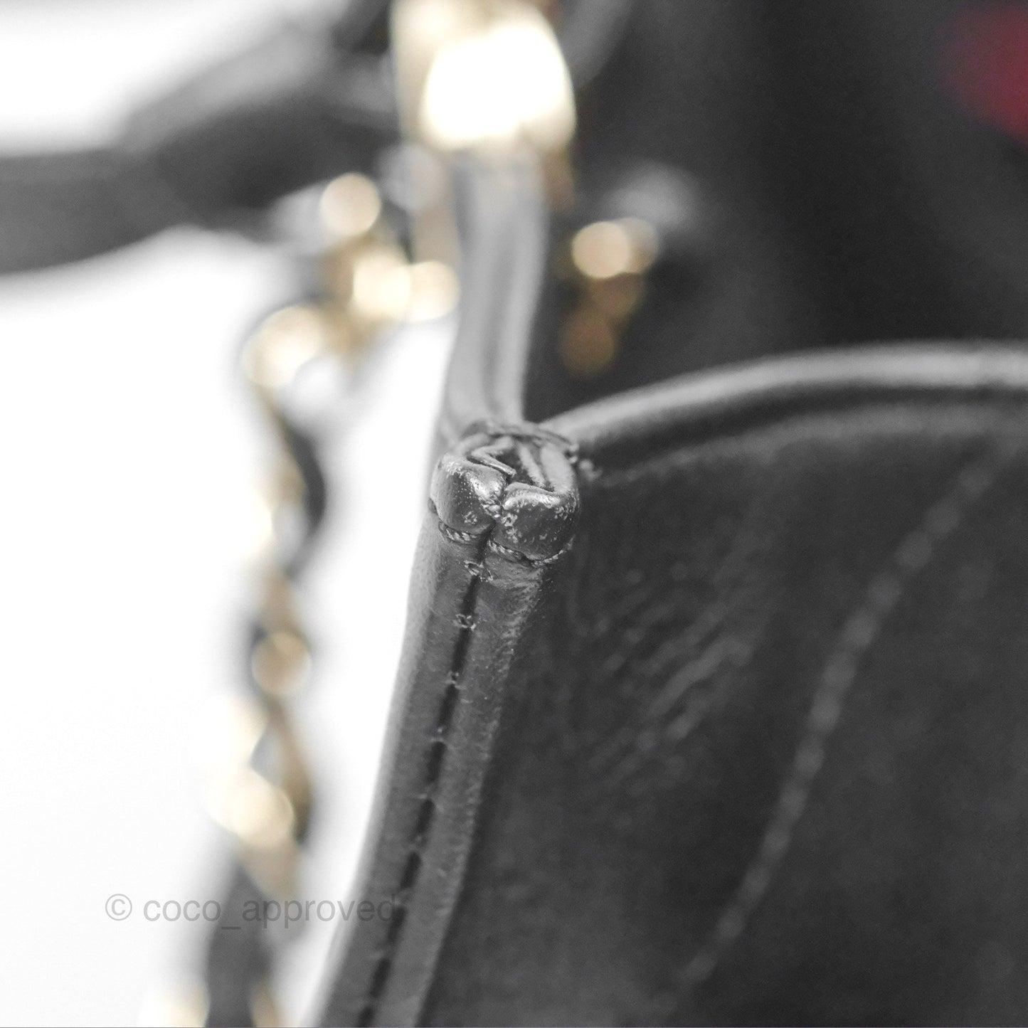 Chanel CC Zipped Shopping Tote Calfskin Gold Hardware