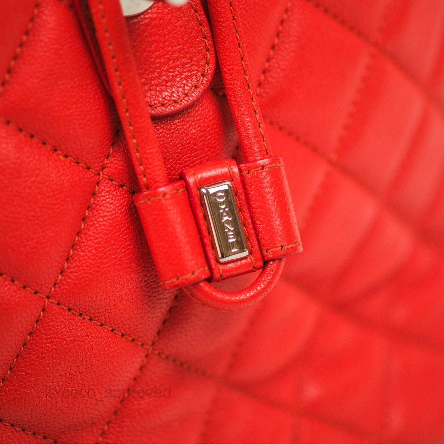 Chanel Quilted Small Cuba Urban Spirit Backpack Orange Lambskin