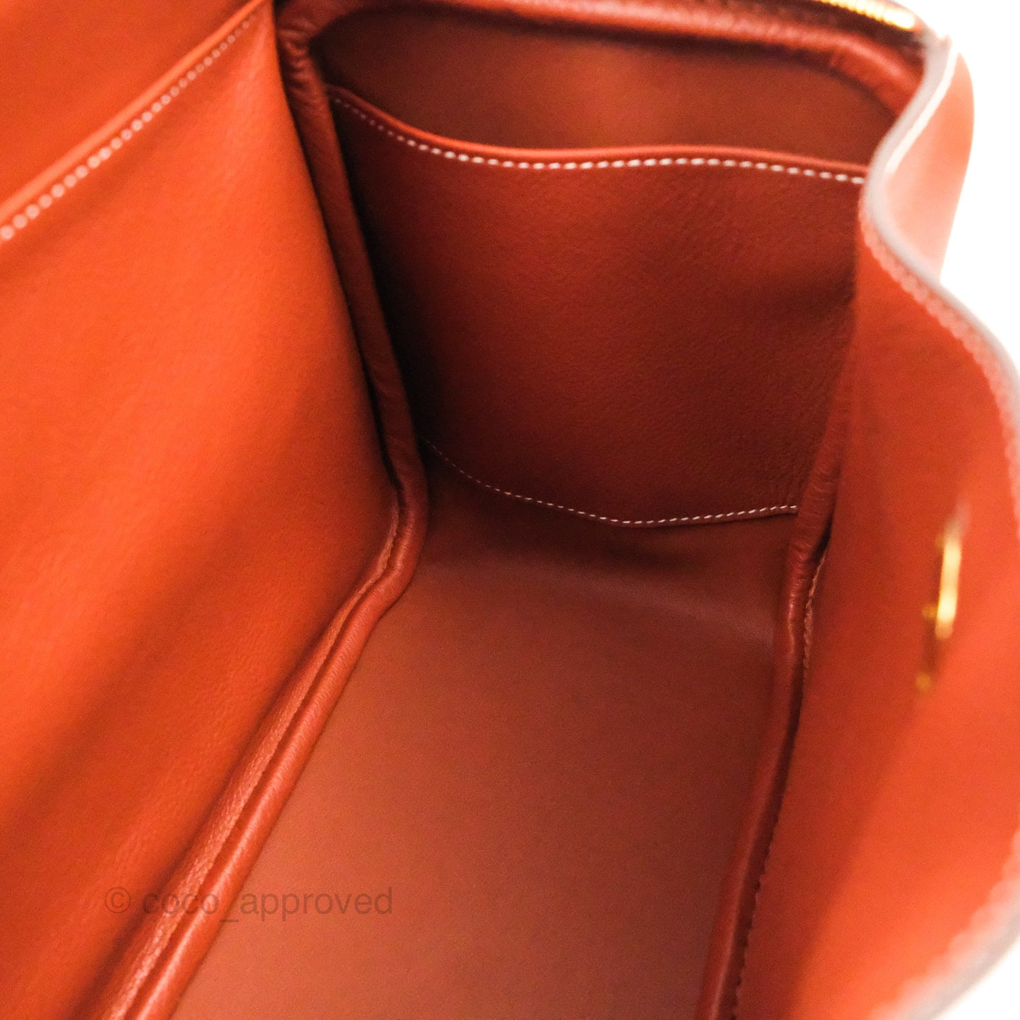 Hermès Lindy 26 Evercolour Sienne Gold Hardware