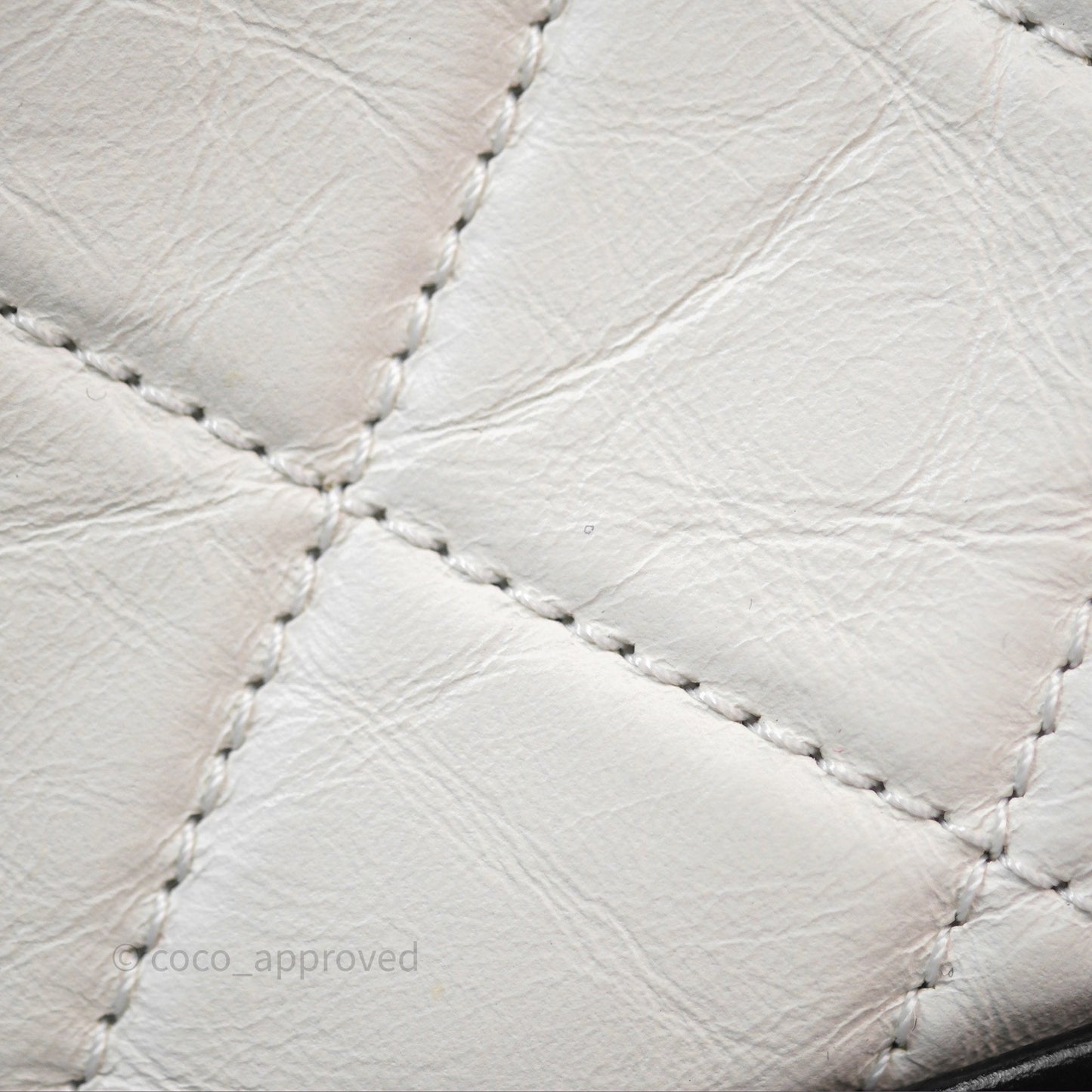 Chanel Small Gabrielle Hobo Quilted Black White Aged Calfskin
