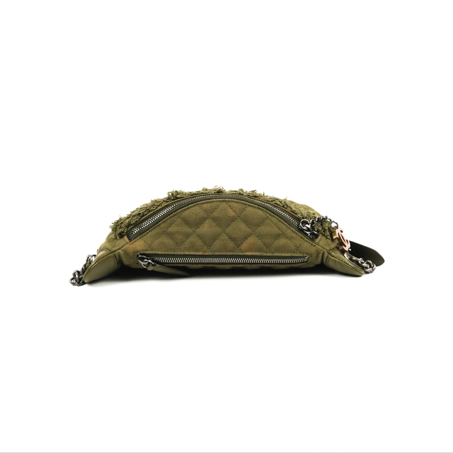 Chanel Coco Cuba Charms Waist Bag Khaki 17C