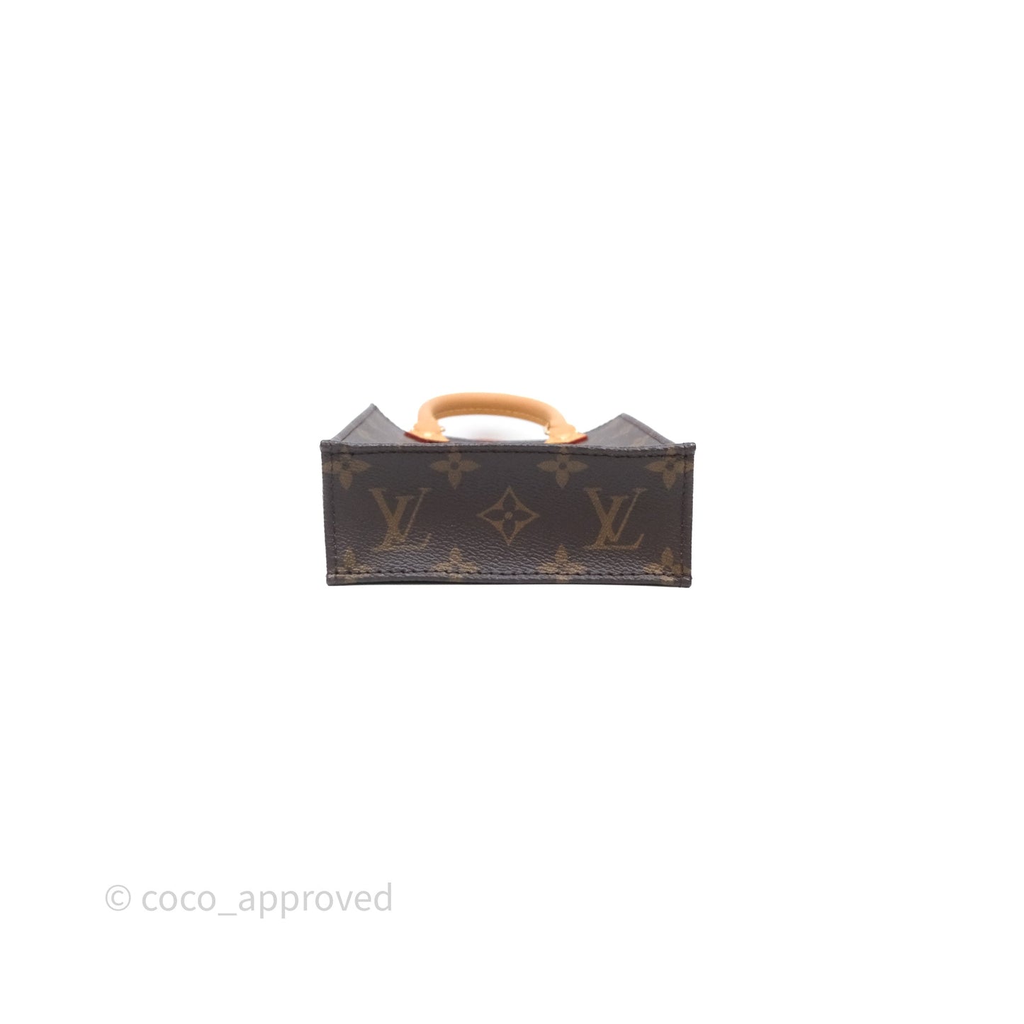 Louis Vuitton Petit Sac Plat Bag Monogram Canvas