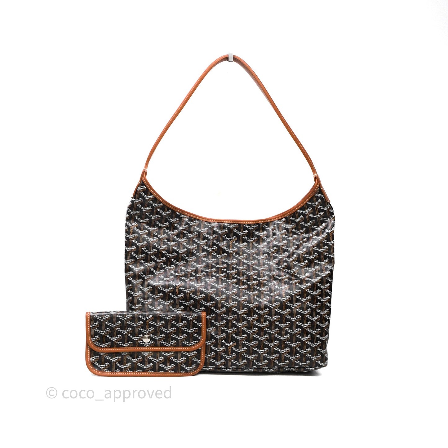 Goyard Bohème Hobo Bag Black & Tan
