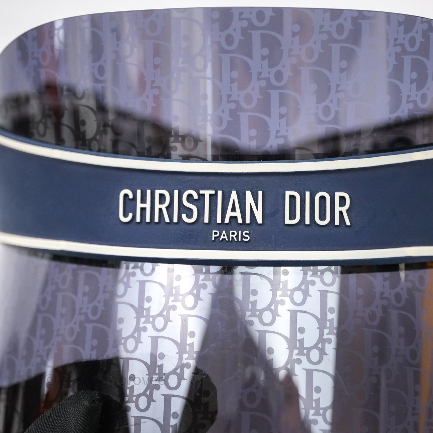 Christian Dior Diorclub V1U Dior Blue Oblique Visor