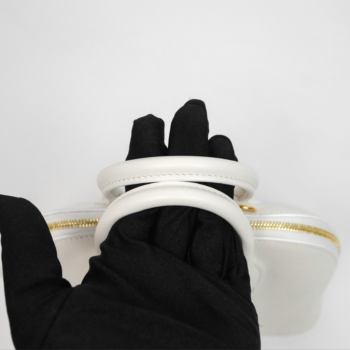 Hermès Bolide Mini 1923 Blanc 01 Evercolor Gold Hardware