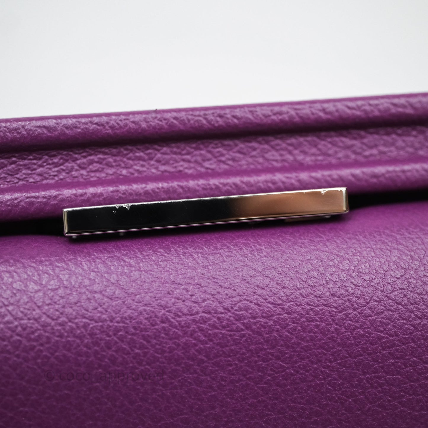 Hermes Clic H Bag Anemone P9 Veau Evercolor Palladium Hardware