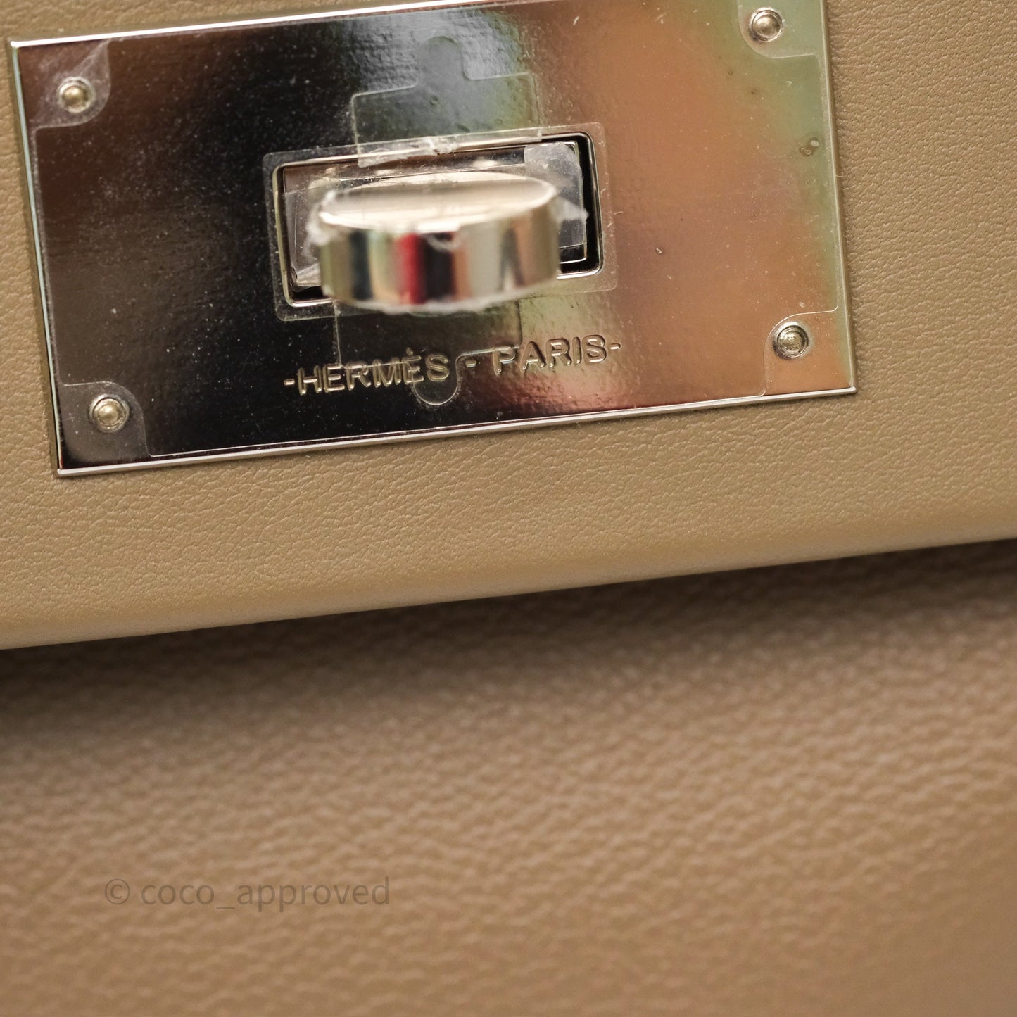 Hermès 24/24 21 Mini Etoupe 18 Evercolor/ Swift Palladium Hardware