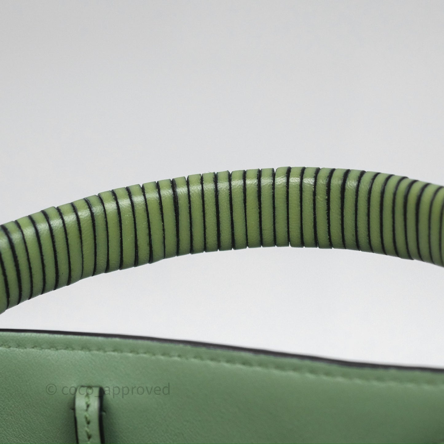 Loewe Small Anagram Tote In Rosemary Green Calfskin