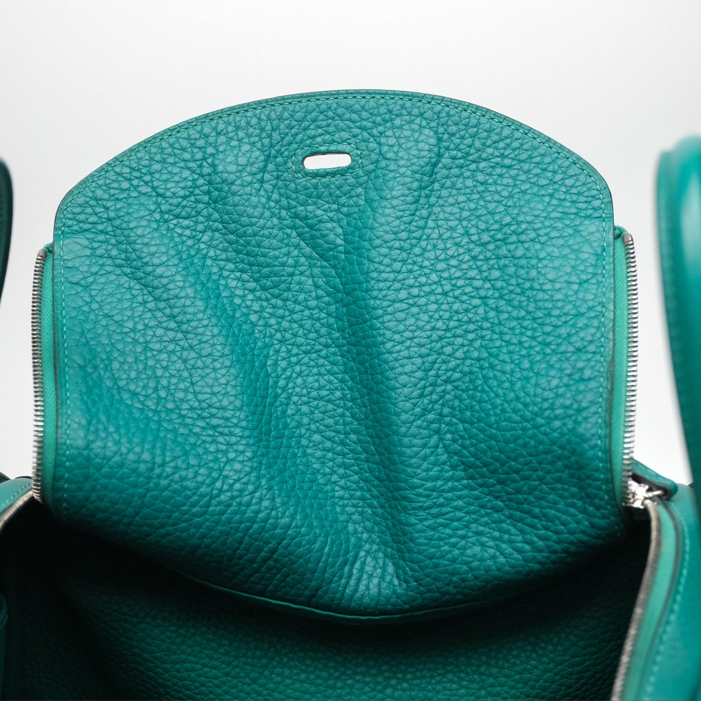 Hermès Lindy 26 Vert Verone U1 Clemence Palladium Hardware