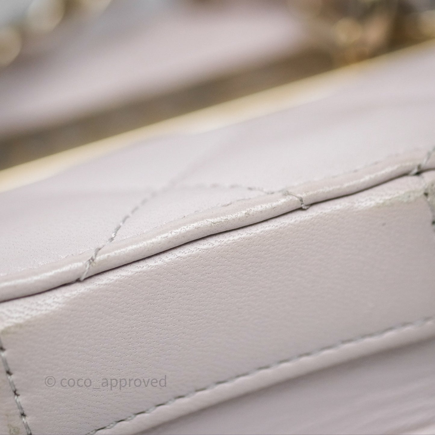 Chanel Trendy CC Vanity Case Lilac Lambskin Gold Hardware