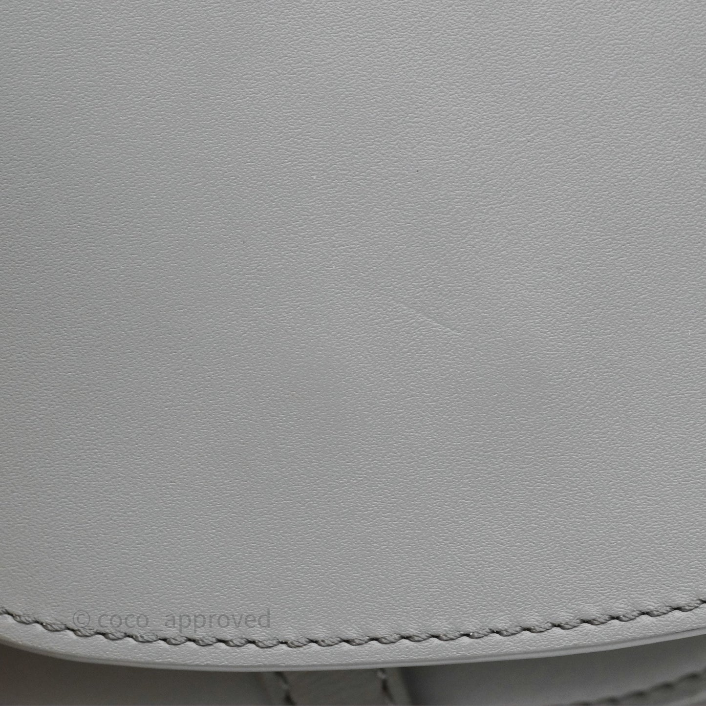 Loewe Mini Gate Dual Bag in Soft Calfskin & Jacquard Strap Light Grey