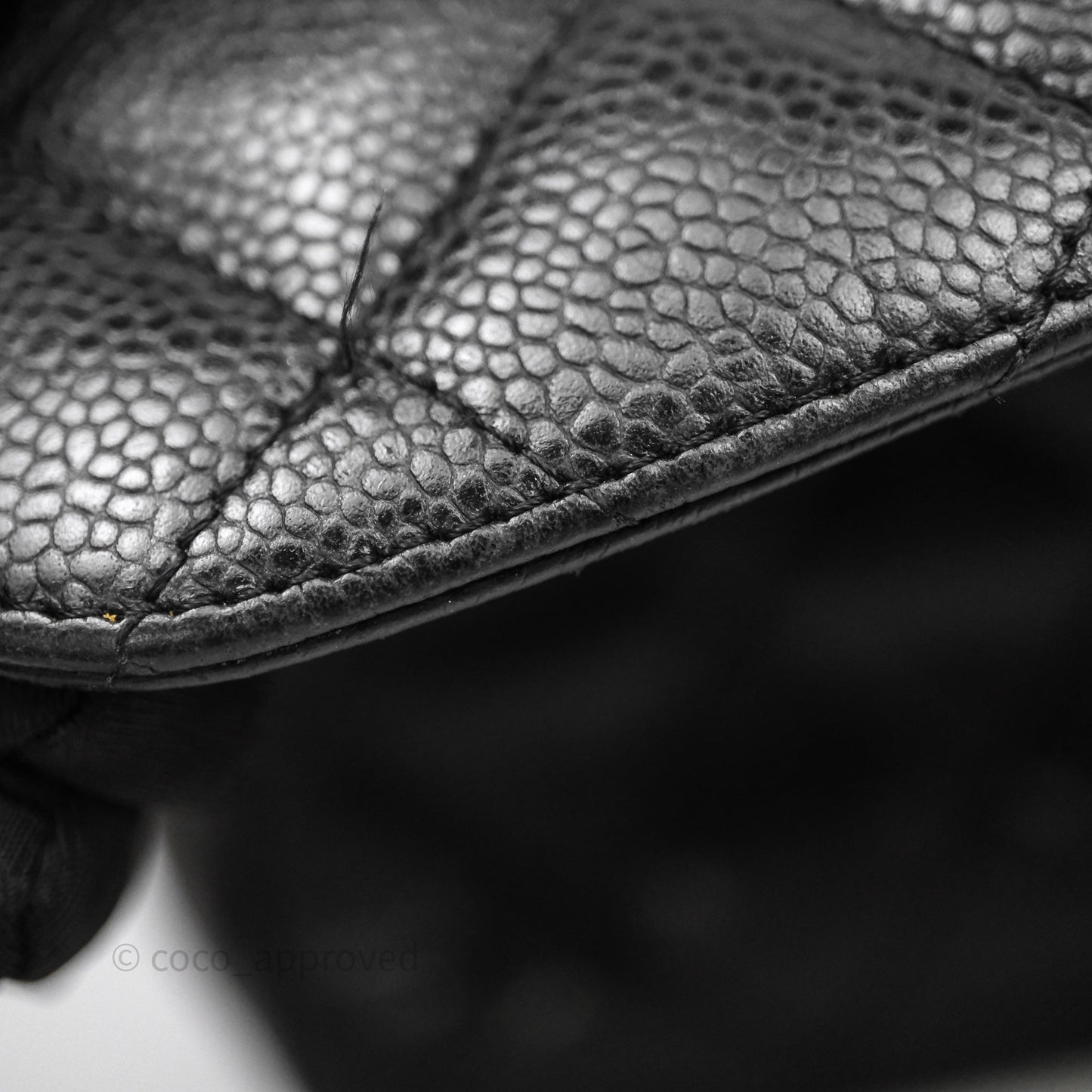 Chanel Jumbo Single Flap Black Caviar Gold Hardware⁣⁣
